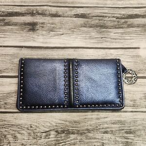 Brighton  Blue Leather Wallet